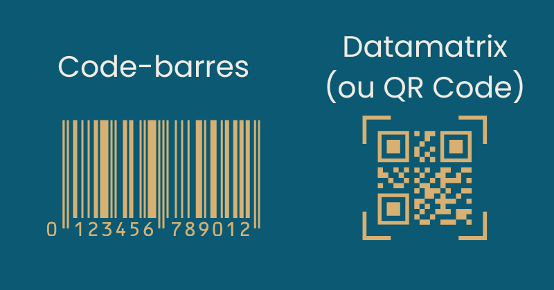 Comparaison code-barres / Datamatrix